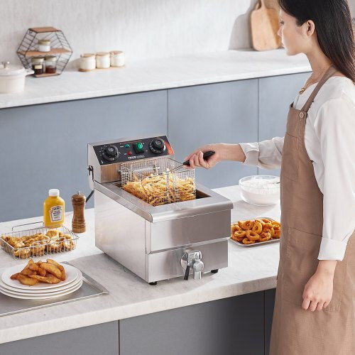 Vevor Electric Fryer 3kW Capacity 9lt