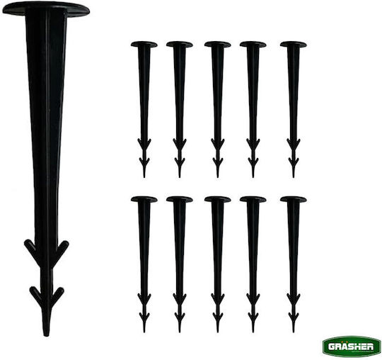 Grasher Nylon Ground Cover Pegs Geotextile 20pcs 102989