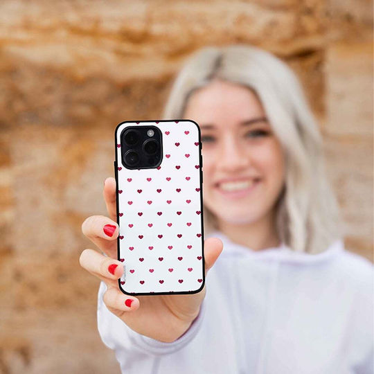 Sonique Heart Series Case for Motorola Moto E22 4G White 01