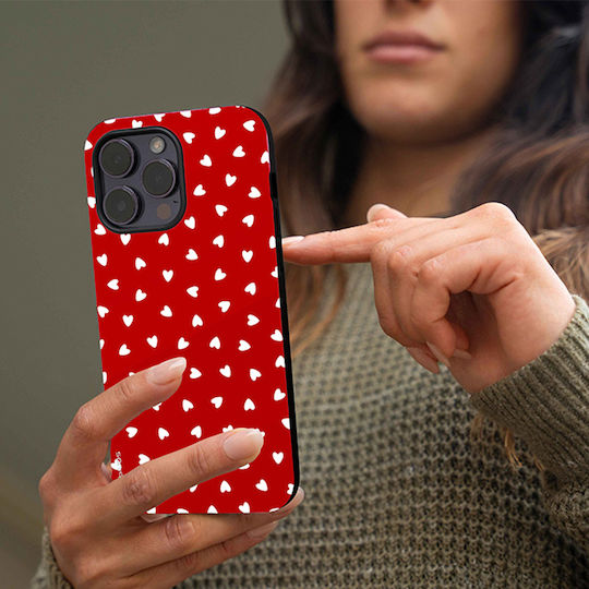 Sonique Back Cover Silicone Red (Moto E22)