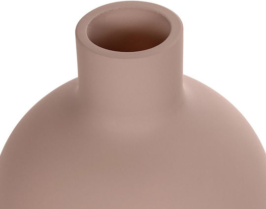 GloboStar Dekorative Keramik Vase Rosa 10x10xH12cm