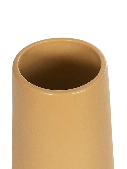 GloboStar Artificial Garden Legian Planter Ceramic Orange 10x10x20cm.