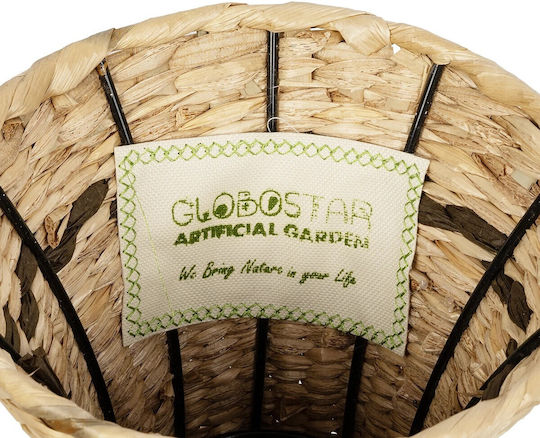 GloboStar Monaco Planter Wooden Beige 25x25x45cm.