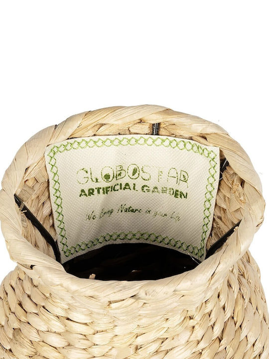GloboStar Versalles Planter Wooden Beige 16x16x25cm.