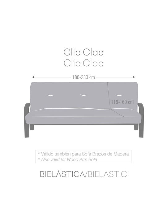 Eysa Roc Husă Elastică Canapea reclinabilă C/16 Dark Gray 180εκ. 1buc F7391716CC