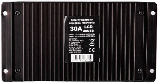 Solar-Laderegler Sol 30 A LCD