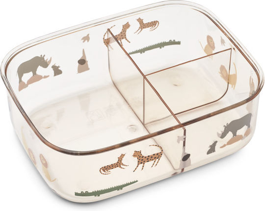 Liewood Arthur All Together Plastic Kids Food Container 0.3L Orange 17 x 13 x 6cm