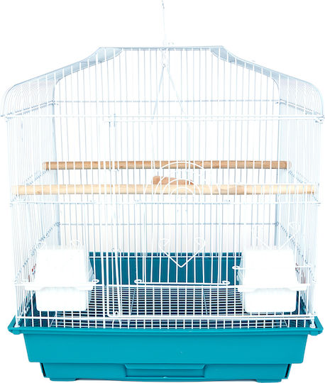 Bakaji Κλουβί Πτηνών 46.5x35.5x65.5εκ. Πράσινο