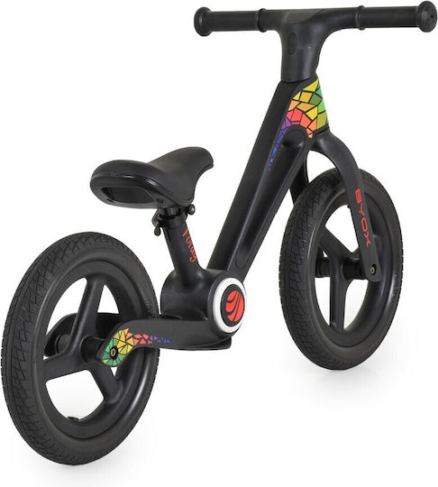 Byox Bicicletă de Echilibru pentru Copii Foldy Negru