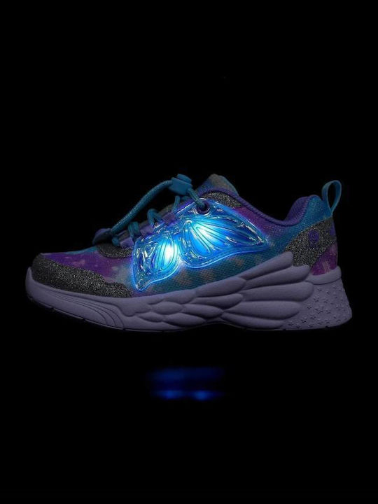 Dream Racer Kids Sneakers with Lights Lilac