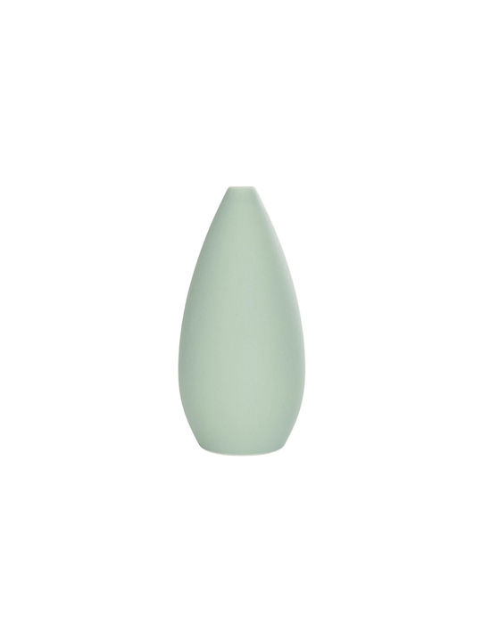 GloboStar Διακοσμητικό Βάζο Keramik Artificial Garden Seyhelles Türkis 8x8x16cm 1Stück