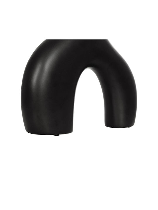 GloboStar Decorative Vase Toledo Black 6x27x24cm
