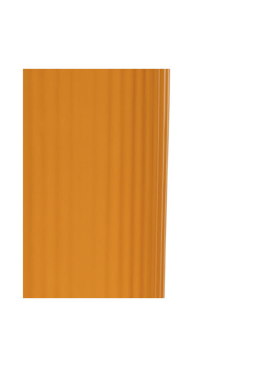 GloboStar Decorative Vase Orange 11x11x26cm