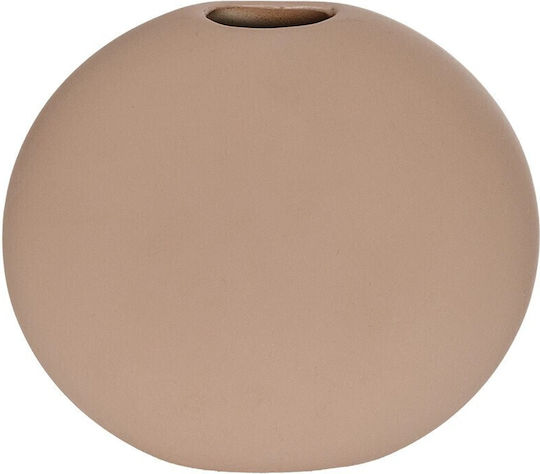 GloboStar Βάζο Κεραμικό Lanzarote Καφέ Φ15xΥ14cm GloboStar Βάζο Κεραμικό Lanzarote Καφέ Φ15xΥ14cm