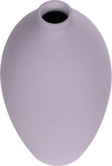 GloboStar Decorative Vase Artificial Garden Amethyst Purple 8x8x14cm