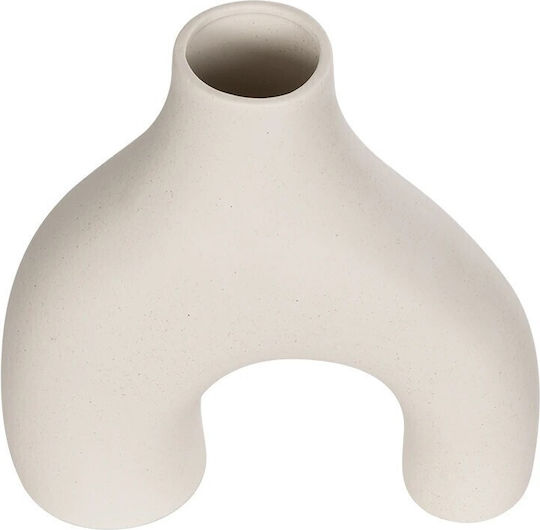 GloboStar Decorative Vase Toledo Beige 10x23x24cm
