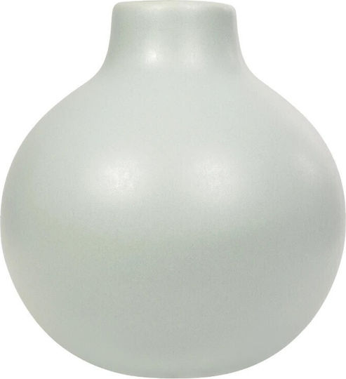 GloboStar Vază Decorativă Ceramică Turcoaz Ø12xÎ14cm
