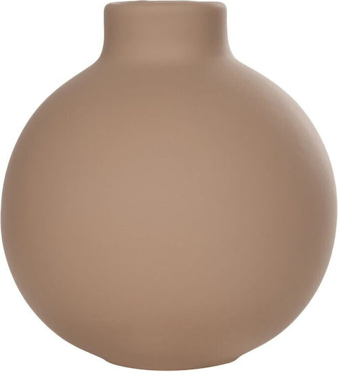 GloboStar Decorative Vase Artificial Garden Mauritius Brown 12x12x14cm