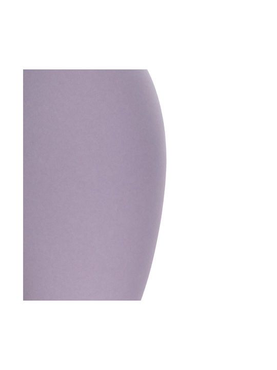GloboStar Διακοσμητικό Βάζο Κεραμικό Artificial Garden Amethyst Μωβ Φ8xΥ14cm