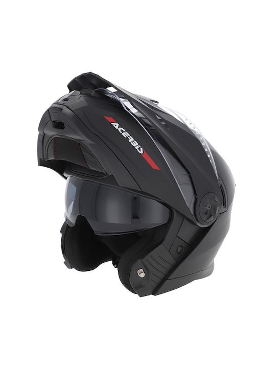 Acerbis Rider Black 2 Cască Moto Flip-Up ECE 22.06 1700gr