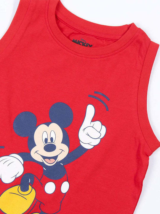 Arnetta Kinder Schlafanzug Sommerlich red