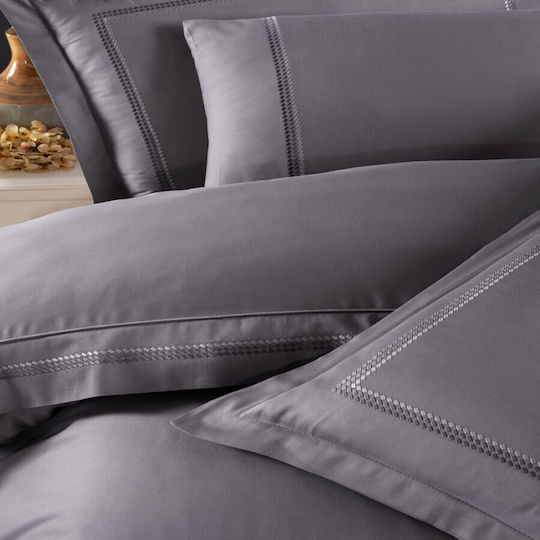 First Choice Set Double 200x220 Silver Gray