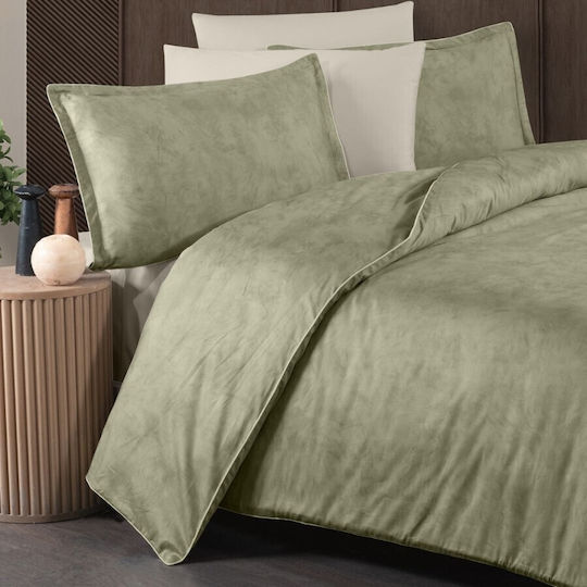 First Choice Set Double 200x220 Light Green, Beige