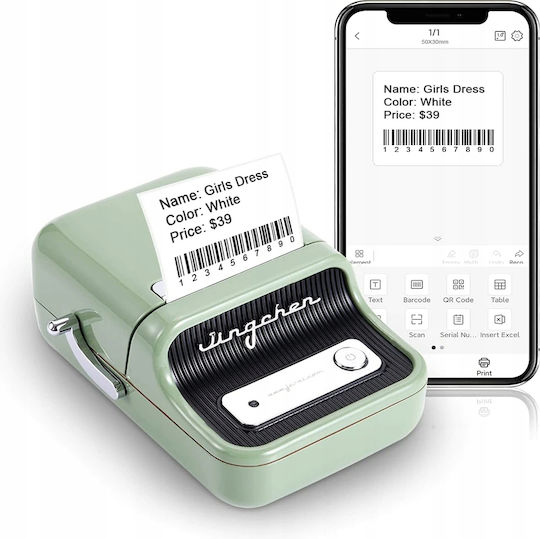 B21 Pro Electronic Label Maker Single with Bluetooth Green