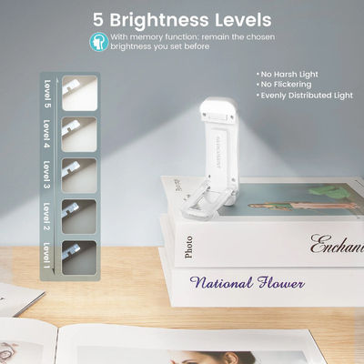 Glocusent Glocusent LED Светлина за Книга с Щипка Зелен