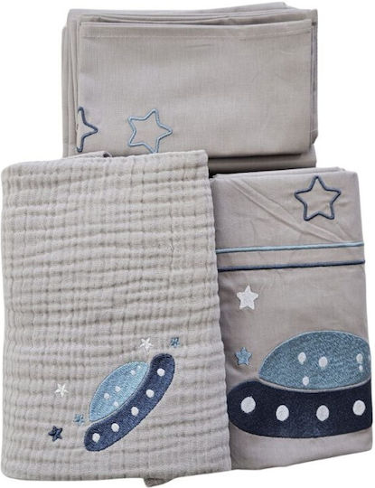 Class Home Collection Set Für Krippe Space Grey 5Stück