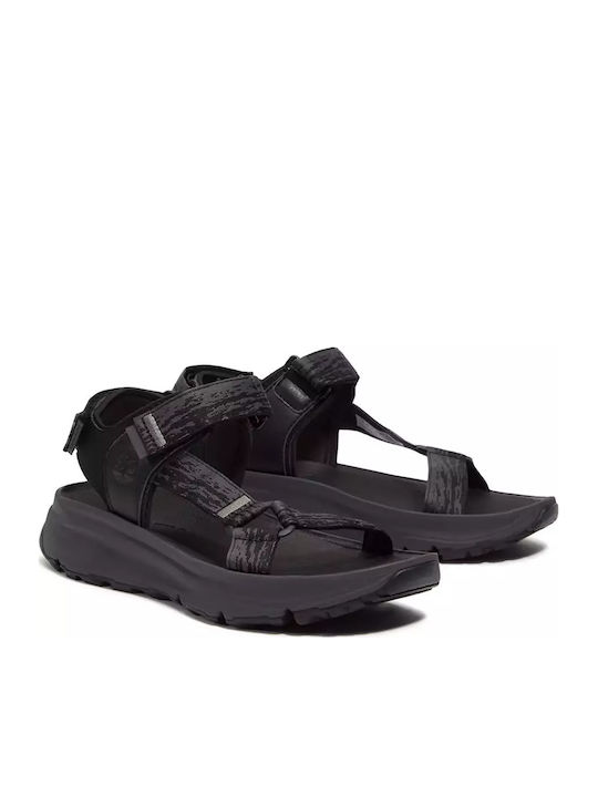 Timberland Motion Dune Black Women's Flat Sandals