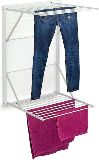 GreenTech Uscătoare De Rufe Pliere De Perete Din Aluminiu Cu Lungimea Suportului De Uscare A Hainelor 13m