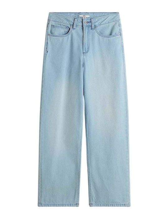 High Waist Women's Jean Trousers Light Stone