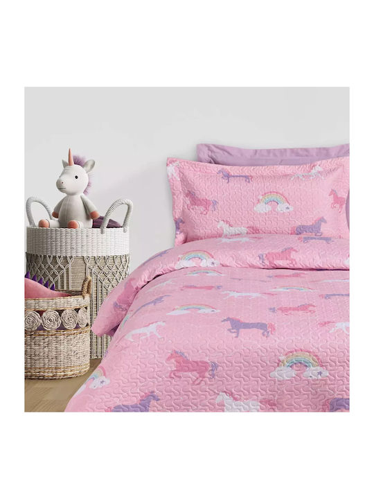 Das Home 4929 Σετ Παιδικές Μαξιλαροθήκες 50x70εκ. Pink, Purple