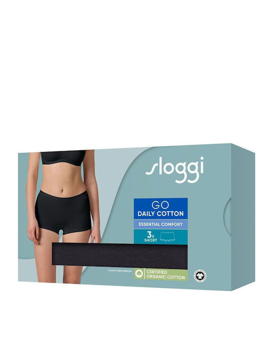 Βαμβακερά Women's Boxer 3Pack Black