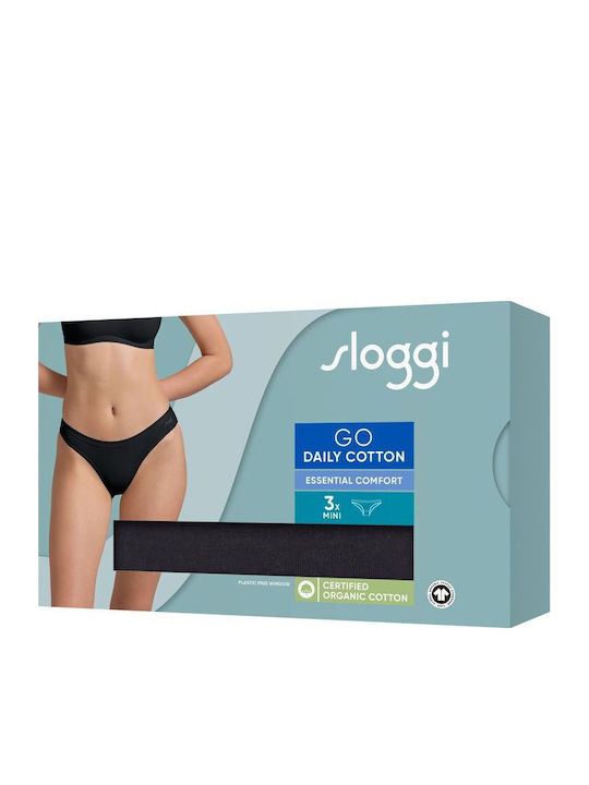 Βαμβακερά Women's Slip 3Pack Black