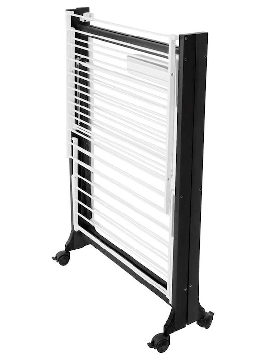 GreenTech Uscătoare Rufe Pliabilă De Pardoseală Din Aluminiu Cu Roți Cu Lungimea Suportului De Uscare A Hainelor 25m