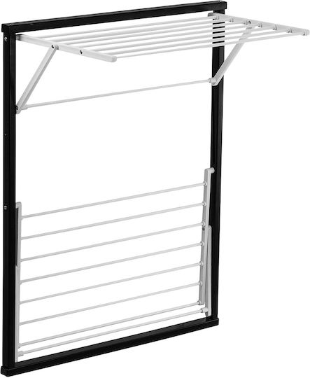 GreenTech Uscătoare De Rufe Pliere De Perete Din Aluminiu Cu Lungimea Suportului De Uscare A Hainelor 10m