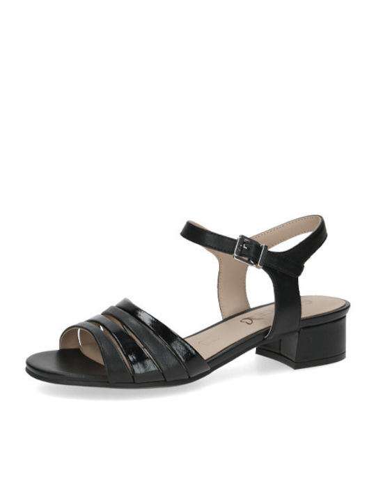 Din piele Sandale Negre