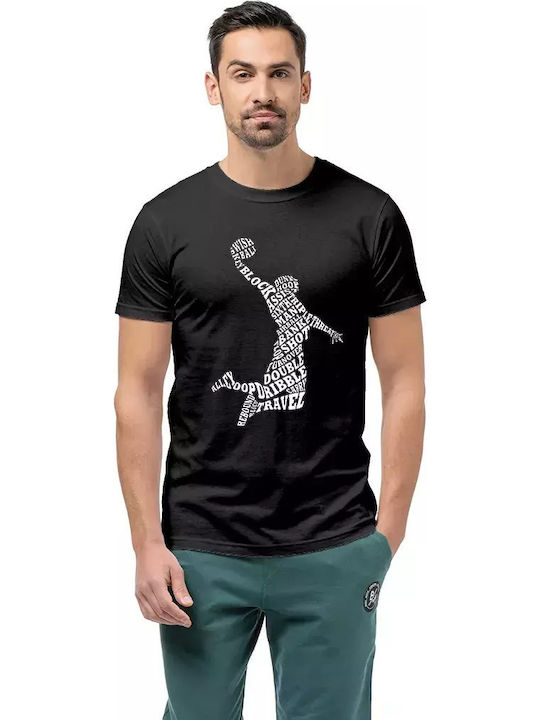 T-shirt Μαύρο