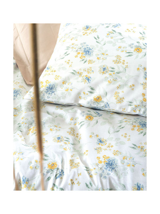 Rythmos Sorin Pillowcase Set with Envelope Cover Blue 50x70cm.