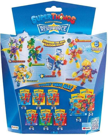 AS Rivals of Kaboom - Rescue Force Blister Pack SuperZings για 4+ Ετών 25εκ. (Διάφορα Σχέδια)