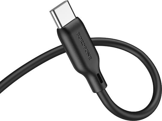Borofone USB 2.0 Cable USB-C male - 3.5mm Μαύρο 1m 2341