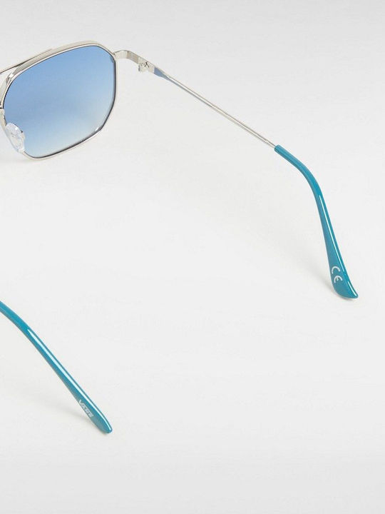 Vans Unisex Sunglasses with Silver Metal Frame and Silver Gradient Mirror Lens VN000ND6E2W