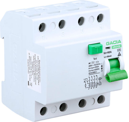 Residual Current Switch 63a 30ma 4p Type Ac