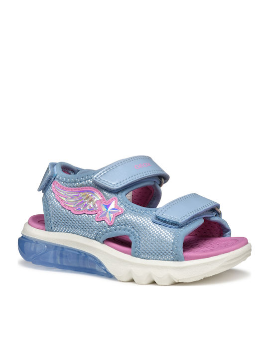 Kids' Sandals Ciberdron Anatomic with Velcro & Lights Light Blue