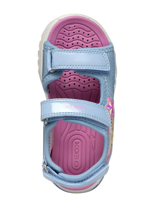 Kids' Sandals Ciberdron Anatomic with Velcro & Lights Light Blue