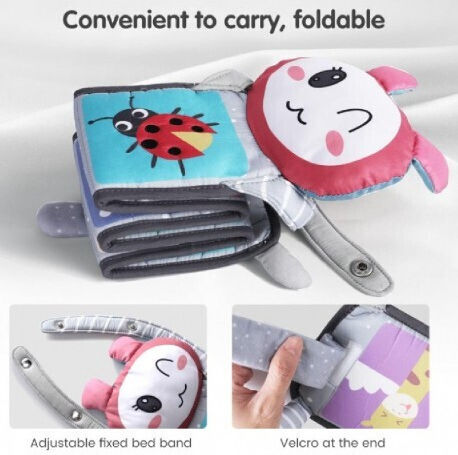 Lazarid Activity Book made of Fabric for 0++ Months
