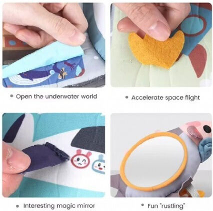 Lazarid Activity Book made of Fabric for 0++ Months