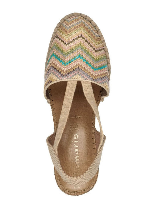 Women's Fabric Platform Espadrilles Tabac Brown